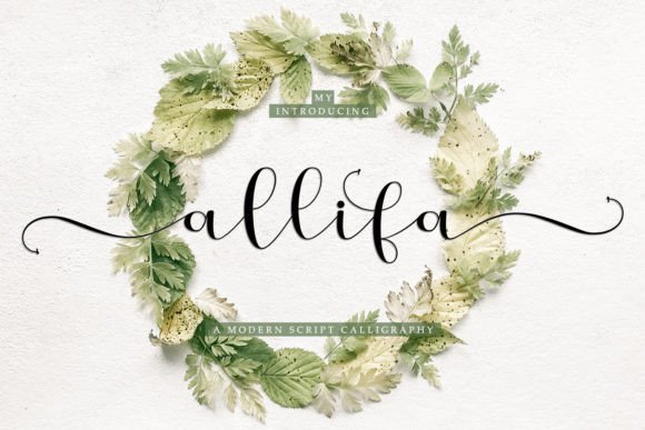 Allifa: A Charming Script Font for Elegant Editorial Design