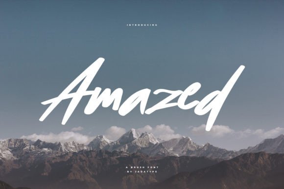 Amazed: A Handwritten Font That Brings Energy to Digital Design