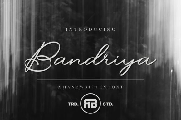 Bandriya: A Dazzling Script Font for Modern Web Design and Digital Branding