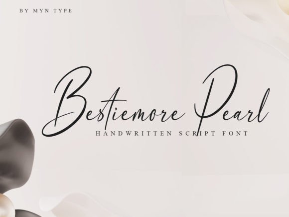 Bestiemore Pearl: A Classy Script Font for Modern Branding Projects