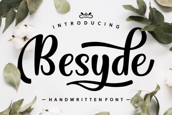 Besyde Font: Elevate Your Brand with Elegant Handwritten Typography