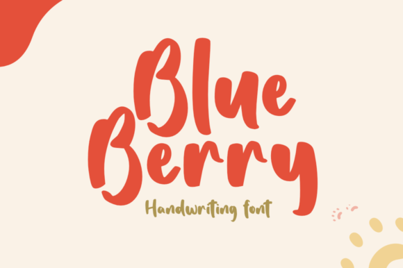 Blue Berry: A Chic Handwritten Font for Modern Business Branding
