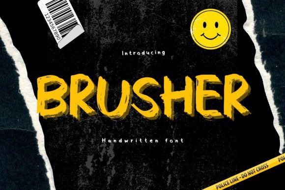 Brusher: A Handwritten Font That Elevates Small Business Branding