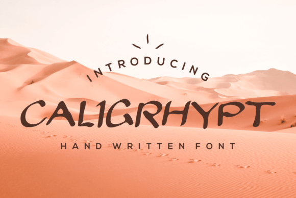 Caligrhypt: A Quirky Handwritten Font for Crafters and Makers