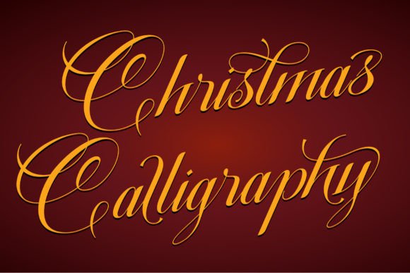 Christmas Calligraphy Font: Elegance Meets Digital Design