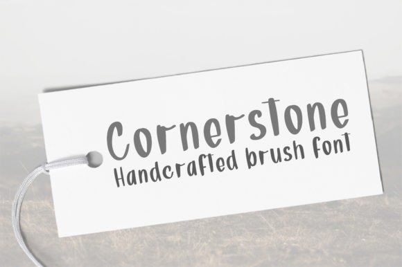 Cornerstone: A Friendly Handwritten Font for Branding Projects