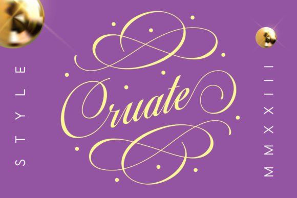Cruate: The Calligraphy Font That Elevates Campaign Typography