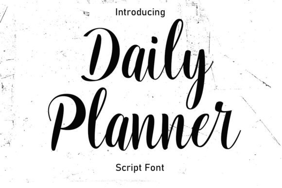 Daily Planner: A Handwritten Font for Makers and Creative Sellers