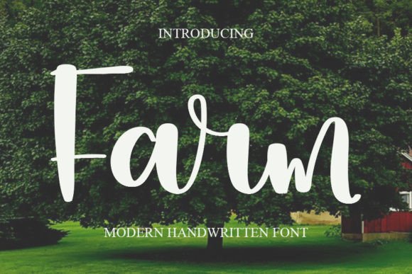 Farm: A Handwritten Font That Elevates Modern Marketing Design