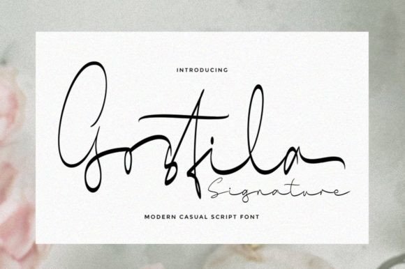 Gosfila Signature: A Designer’s Go-To Handwritten Font for Authentic Branding