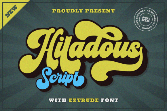 Hiladous: A Bold Handwritten Font for Editorial Charisma