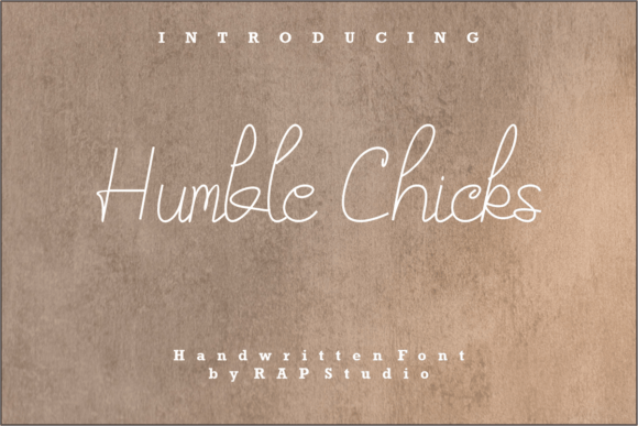 Humble Chicks Font: Elevating Brand Identity with Elegant Handwritten Typography