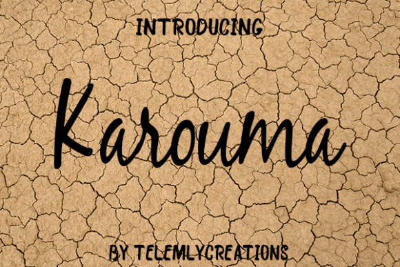 Karouma: A Cute Handwritten Font for Branding and Logos