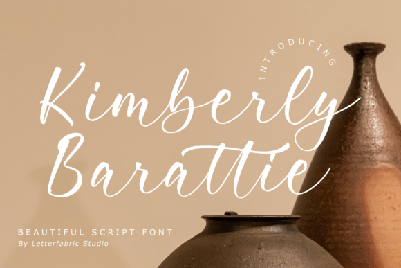 Kimberly Barattie: A Stylish Script Font for Modern Editorial Design