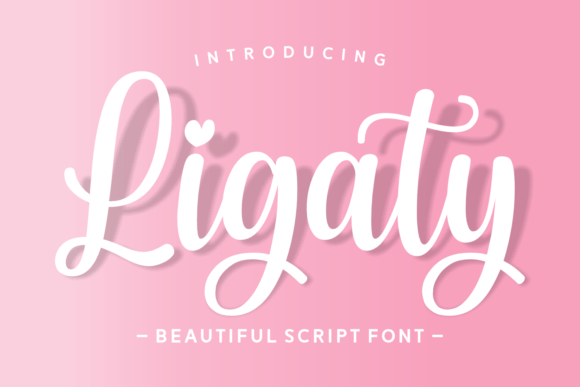Ligaty: A Sweet Script Font for Modern Web Design Projects