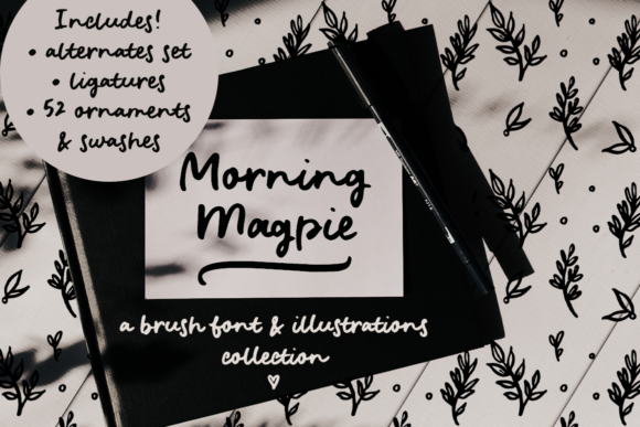 Morning Magpie: A Handwritten Font for Business Branding