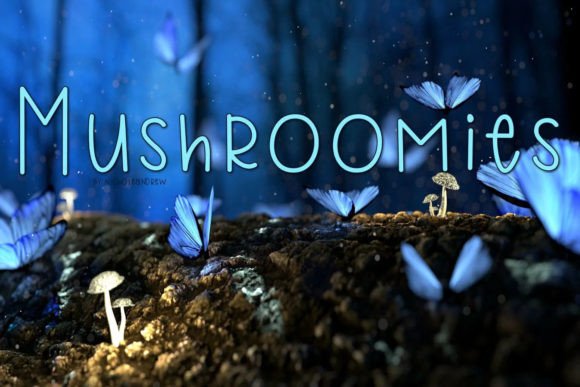 Mushroomies: A Playful Handwritten Font for Modern Marketing Visuals