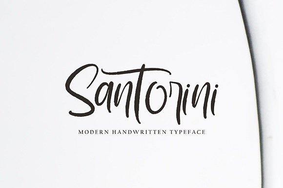 Santorini: A Handwritten Font That Elevates Modern Web Design