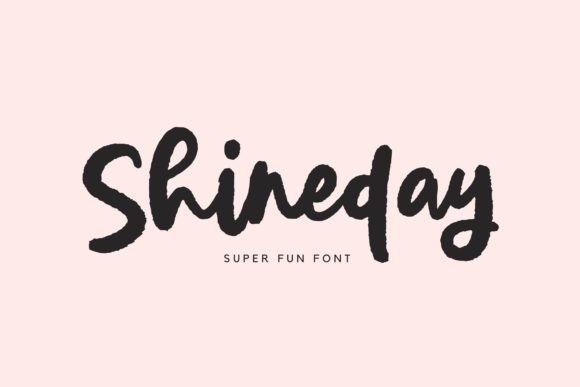 Shineday Font: A Bold Handwritten Script for Business Branding