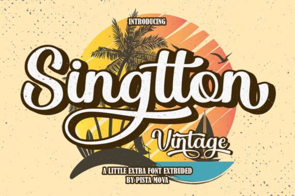 Singtton Vintage: A Charming Script Font for Modern Editorial Design