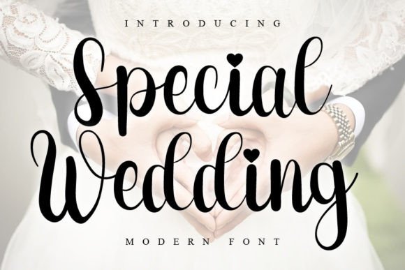 Special Wedding: A Handwritten Font for Elegant Editorial Design
