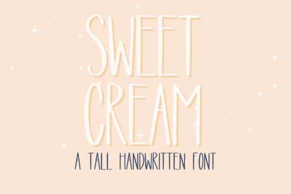 Sweet Cream: A Handwritten Font That Elevates Small Business Branding