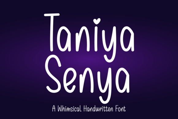 Taniya Senya: A Flexible Handwritten Font for Modern Campaign Design