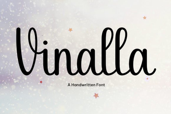 Vinalla: A Versatile Handwritten Script Font for Modern Web Design