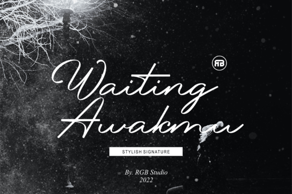 Waiting Awakmu: A Graceful Handwritten Font for Elegant Editorial Design